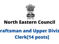 North Eastern Council Recruitment 2020