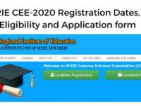 RIE CEE 2020 online Application