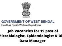 West Bengal Health Dept Job Vacancies