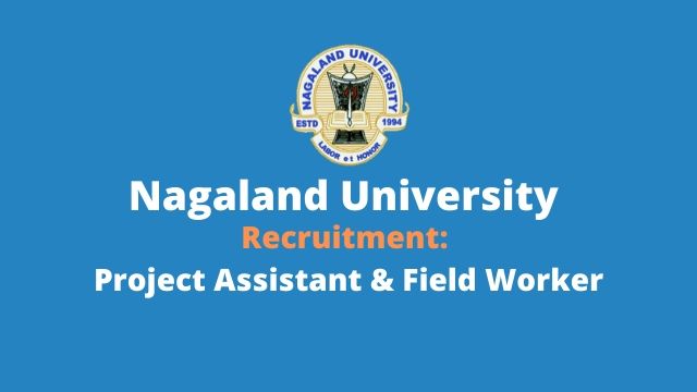 Nagaland University Recruitment 2020