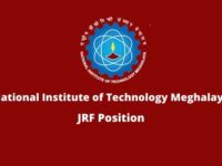 JRF Vacancy at NIT Meghalaya