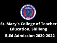 St. Mary's College of Teacher Education B.Ed Admission 2020