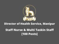 DHS Manipur Recruitment 2020