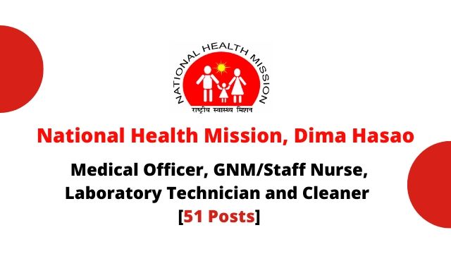 NHM Dima Hasao Recruitment