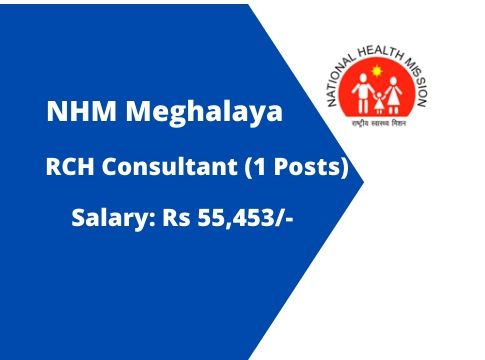 NHM Meghalaya Job 2020