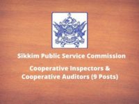Sikkim PSC Recruitment 2020
