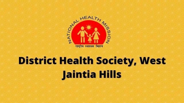 DHS West Jaintia Hills Recruitment 2020