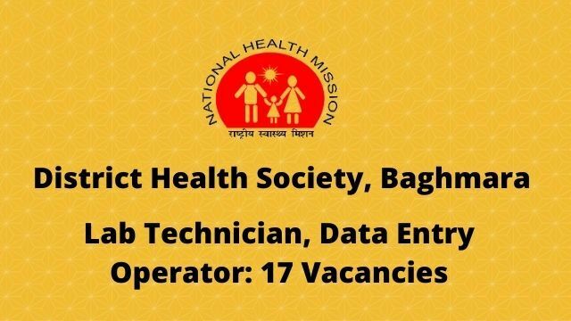 DHS Baghmara recruitment 2020