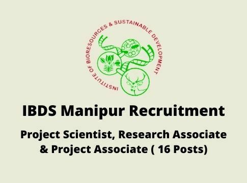 IBDS Manipur Recruitment 2020