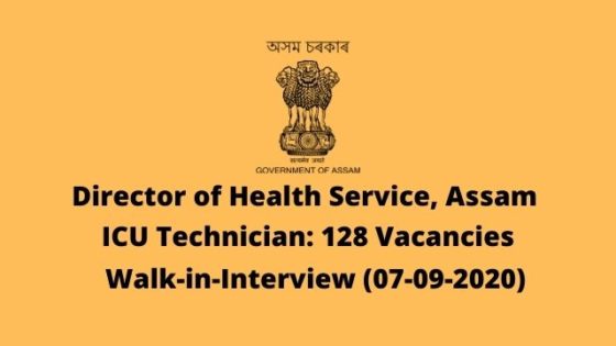 Director of Health Service Assam Recruitment