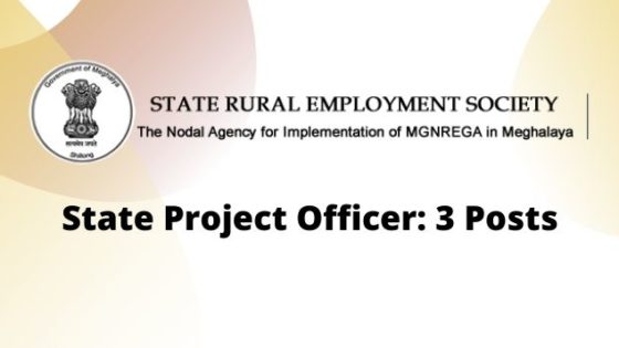 State Rural Employment Society Meghalaya Recruitment