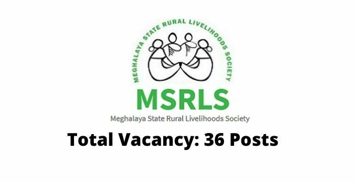 MSRLS Meghalaya Recruitment