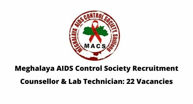 Meghalaya AIDS Control Society Recruitment