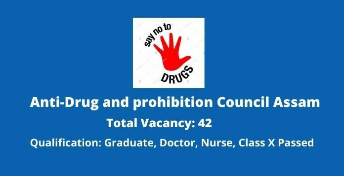 Anti-Drug and prohibition Council Assam Recruitment