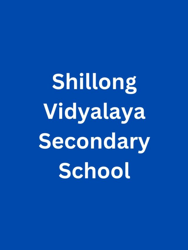 Shillong Vidyalaya Secondary School Recruitment: Deficit Salary