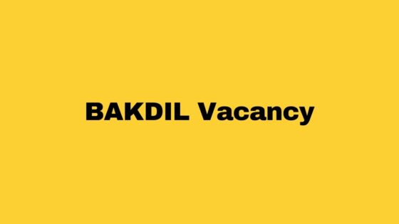 BAKDIL Vacancy